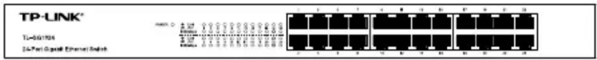 TP-LINK JetStream TL-SG1016 - Front Panel - 1