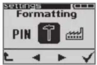 GRUNDIG Digta 422 - Caution data loss! This function will delete all files and dictations on your dictation machine. - 1