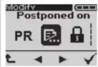 GRUNDIG Digta 422 - Postpone a dictation - 1