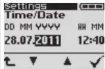 GRUNDIG Digta 422 - Time, date - 2