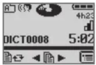 GRUNDIG Digta 422 - Inserting a part of a dictation - 1