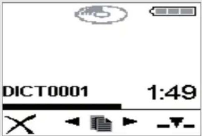 GRUNDIG Digta 422 - Display information - 2