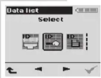 GRUNDIG Digta 422 - Select data set for a new dictation: - 2