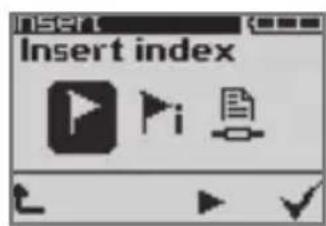 GRUNDIG Digta 422 - Inserting an index - 2