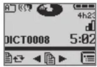 GRUNDIG Digta 422 - Deleting a part of a dictation - 1