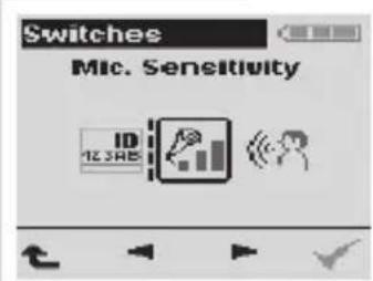 GRUNDIG Digta 422 - Microphone sensitivity - 1