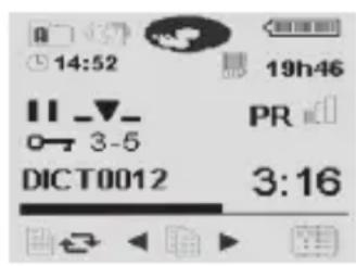 GRUNDIG Digta 422 - Switchover from EASY MODE - MENU MODE - 1