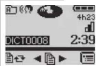 GRUNDIG Digta 422 - Postpone a dictation - 2