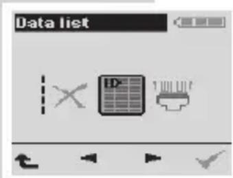 GRUNDIG Digta 422 - Select data set for a new dictation: - 1