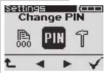 GRUNDIG Digta 422 - Modifying the PIN - 1