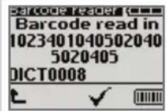 GRUNDIG Digta 422 - Scanning a barcode for an existing dictation - 4