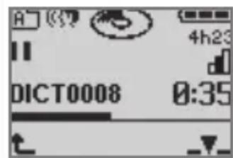 GRUNDIG Digta 422 - Inserting an info - 1