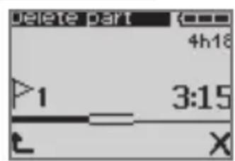 GRUNDIG Digta 422 - Deleting a part of a dictation - 5