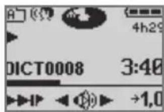 GRUNDIG Digta 422 - Fast play-back - 2