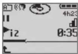 GRUNDIG Digta 422 - Inserting an info - 3