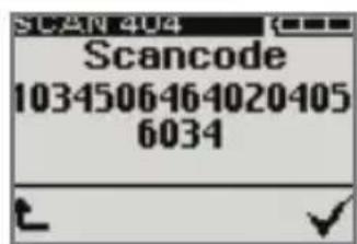 GRUNDIG Digta 422 - Scanning a barcode for a new dictation - 3