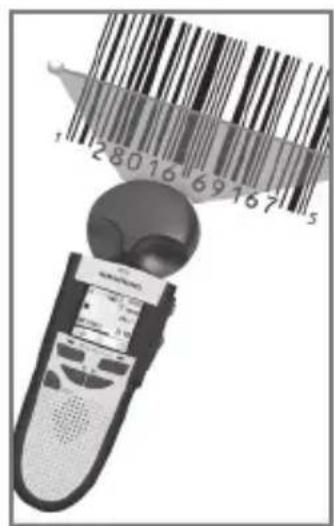 GRUNDIG Digta 422 - Scanning a barcode for a new dictation - 2