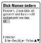 DAEWOO DF-7150 - Disk Namen ändern - 4