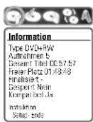 DAEWOO DF-7150 - Information / Löschen der Disk (DVD+RW) - 1