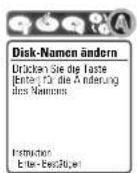 DAEWOO DF-7150 - Disk Namen ändern - 2