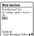DAEWOO DF-7150 - Information / Löschen der Disk (DVD+RW) - 3