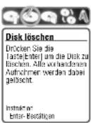 DAEWOO DF-7100 - Information / Löschen der Disk (DVD+RW) - 2