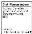 DAEWOO DF-3150 - Disk Namen ändern - 4
