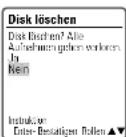 DAEWOO DF-3150 - Information / Löschen der Disk (DVD+RW) - 3