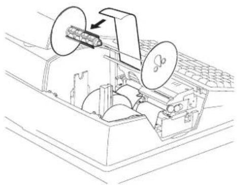 TEC MA-1535 - Auswechseln der Journalrolle - 2