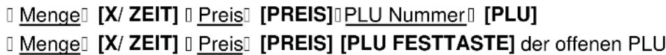 TEC MA-1535 - Multiplikation bei PLU (Artikel)-Registrierung - 1