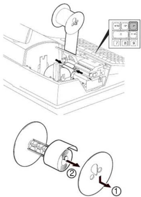 TEC MA-1535 - Auswechseln der Journalrolle - 1