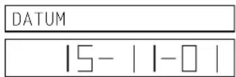 TEC MA-1535 - 24- Stundensystem 12- Stundensystem Datum - 3