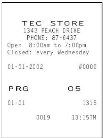 TEC MA-1535 - Programmierung Uhrzeit (Adresse Nr. 5) - 3