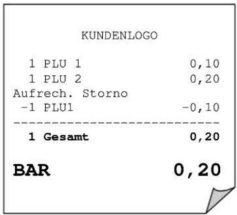 Quorion QMP 5000 - Aufrechnungs-Storno - 2