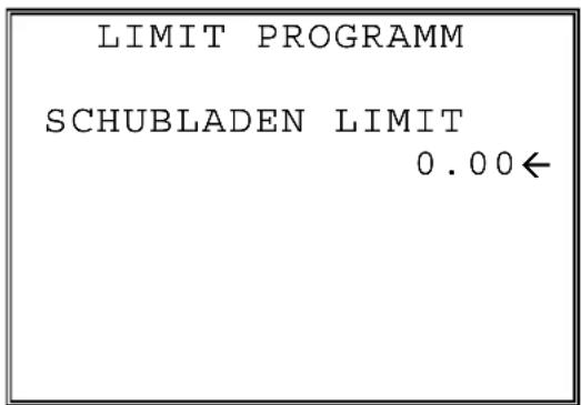 LIMIT PROGRAMM SCHUBLADEN LIMIT 0.00←