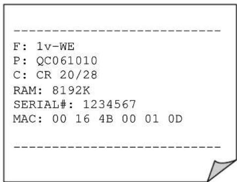 Quorion CR 28 - Programmversion und Testroutinen - 1