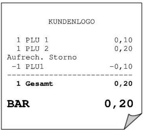 Quorion CR 20 - Aufrechnungs-Storno - 2