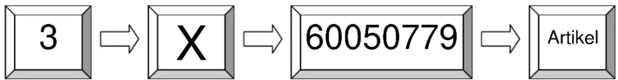 Quorion CR 1200 - Registrieren mehrerer Artikel - 3