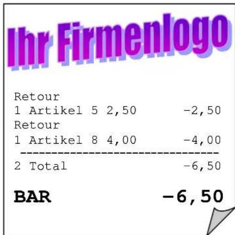 Quorion CR 1200 - Warenrücknahme (ohne Verkaufsvorgang) - 1