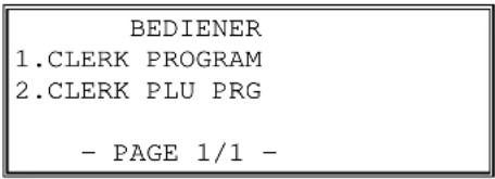 Sam4S NR-510 - Bediener Programmierung - 1
