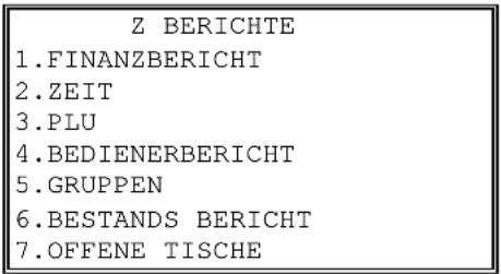 Sam4S NR-510 - Z-Berichte - 1