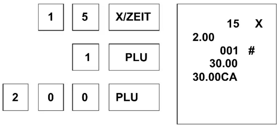 Sam4S ER-180 - PLU EINGABE MIT OFFENEM PREIS - 2