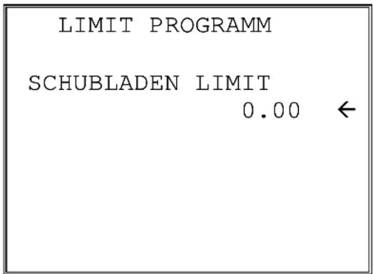 LIMIT PROGRAMM SCHUBLADEN LIMIT 0.00 ←