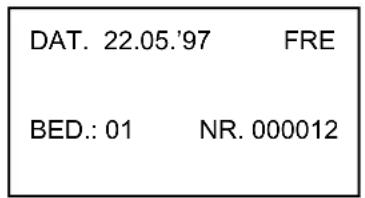 DAT. 22.05.'97 FRE BED.: 01 NR. 000012