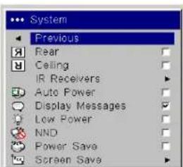INFOCUS LP840 - Settings menu - 5