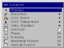 INFOCUS LP840 - Advanced settings - 1