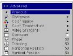 INFOCUS LP840 - Advanced settings - 3