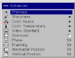 INFOCUS LP840 - Advanced settings - 5