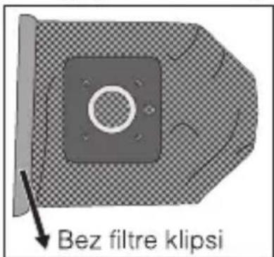 Bez filtre klipsi