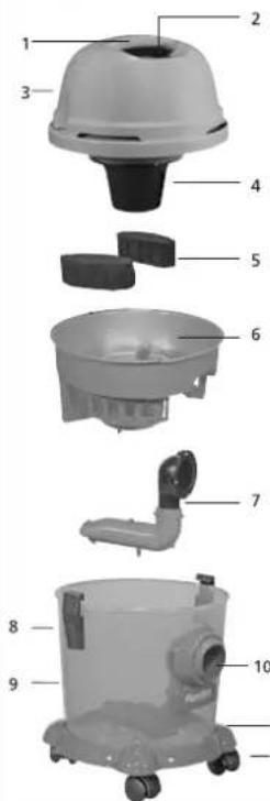Fantom Magic WF 4000 - COMPONENT PARTS - 1